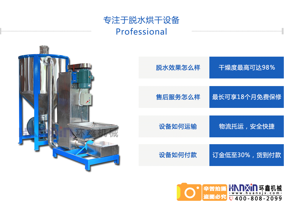 立式塑料脫水機原理